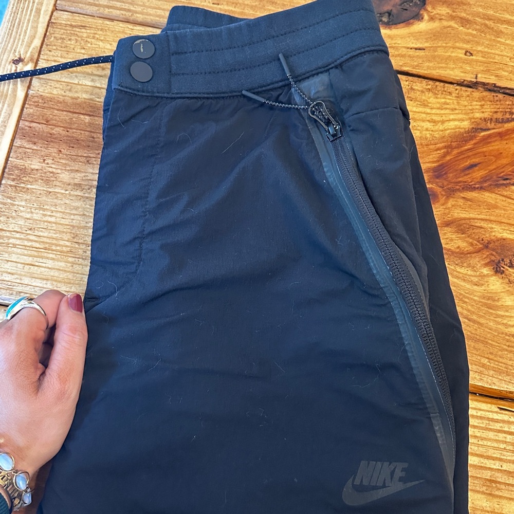Nike Black Zippered Track Pants Size Men’s Small Joggers